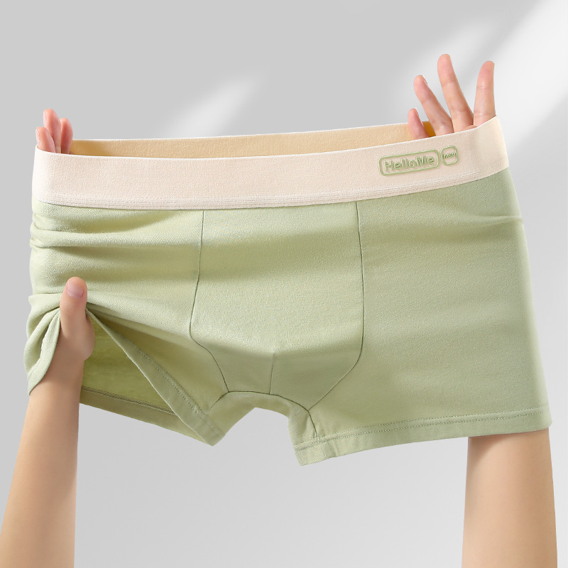 Boxer Brief Pack Cotton - L-4XL 통기성 코튼 남성 복서 팬티